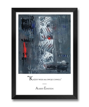 Obraz na ścianę na klatkę schodową ALBERT EINSTEIN