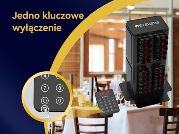 Пейджинговая система Retekess TD177, 20 пейджеров для ресторанов, 500M