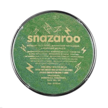 Farba do twarzy Metaliczna Zielona 18ml SNAZAROO 1118422