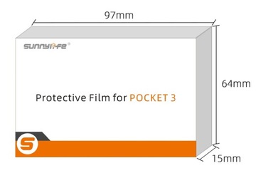 Zestaw Osłon Osłony 2x Osłona na Ekran oraz Obiektyw do DJI OSMO POCKET 3