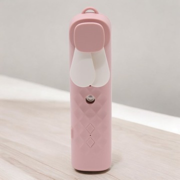 Розовый PIN MACHINE мини-спрей для лица USB ОСВЕЖАЮЩИЙ ДЛЯ ЛЕТА FIN MACHINE маленький