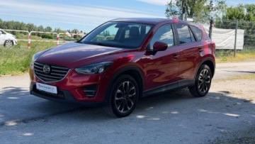 Mazda CX-5 I SUV Facelifting 2.2 SKYACTIV-D  175KM 2016 Mazda CX-5 Raty 2.2 d 175KM Automat Skora Radar asystent pasa 4x4 zarej w