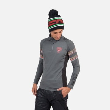 Bluza Rossignol Hero Classique 1/2 Zip szara - XS