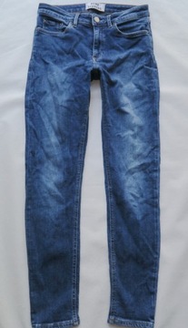 Acne studios spodnie jeansy niebieskie