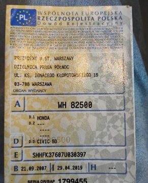 Honda Civic VIII Hatchback 3d 2.2 i-CTDi 140KM 2007 Honda Civic 2007r, 2.2 CDTI. Delikatnie przetarty prawy bok. Jezdzi. 2.2, zdjęcie 25