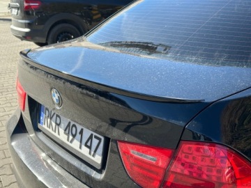 Спойлер на заднюю дверь BMW 3 E90 из ABS, черный глянцевый, кромка m Performance