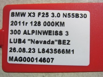 BMW X3 F25 N55 3.0 N20 2.0 X4 F26 F30 F32 NÁPRAVA PŘEDNÍ DIFER 3.38 7578153