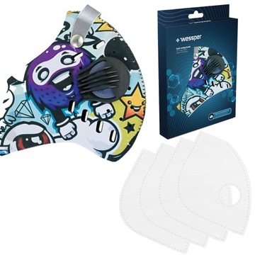 PROFESJONALNA MASKA ANTYSMOGOWA DLA DZIECI