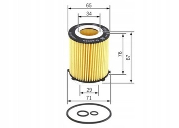 BOSCH F 026 407 166 FILTR OLEJE