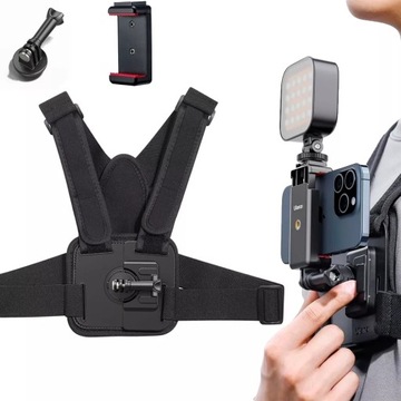 Szelki Uchwyt Chest Mount do GoPro Hero 13 12 11 10 9 8 HERO 2024 DJI Insta