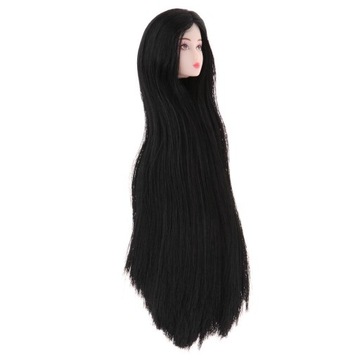 стрижка 1/6 с черными волосами для