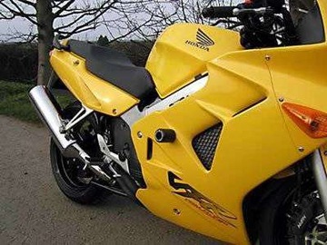 CRASHPADY CLASSIC R&G HONDA VFR800 98- 01 BLK
