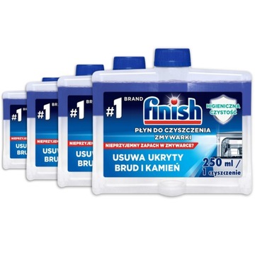 Finish Płyn Do Czyszczenia Zmywarki Mix 250ml x4