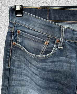 Levis 514 W34 L32 granatowe spodnie jeansowe Levi’s strauss