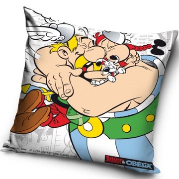 Poszewka Asterix Obelix 40x40 Dziecięca Bawełniana