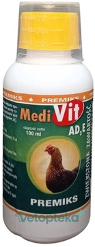witaminy aminokwasy dla kur kaczek zwierząt MediVit AD3E 100ml