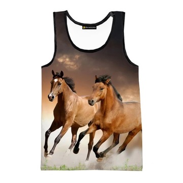 Koszulka bez rękawów Men's Horse Graphic Tank