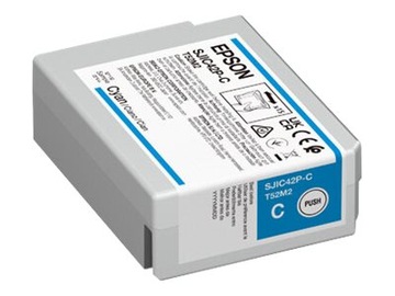 EPSON atrament SJIC42P-C ColorWorks C4000e (Cyan) C13T52M240