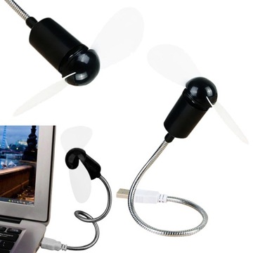 WIATRAK WENTYLATOR WIATRACZEK USB CHŁODZENIE V2