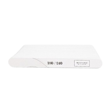 PILNIK DO PAZNOKCI ŻELU Basic 180/240 prosty 25szt. Mistero Milano 8038/25