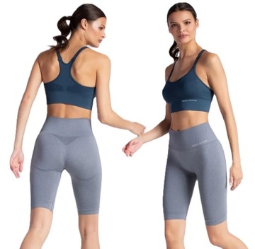 GATTA FITNESS SPODENKI BIEGOWE IDEALNIE DOPASOWANE LEGGINSY TRENINGOWE - S