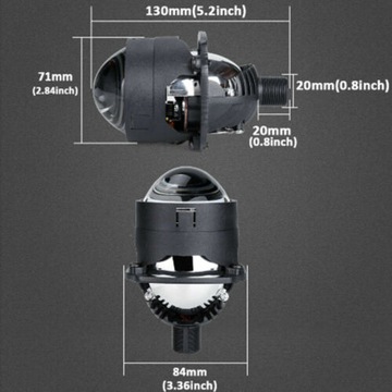 Линзы для проектора Bi LED Grant 2,5