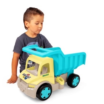 Wader Gigant Truck wywrotka 65022 prezent na roczek udźwig do 150kg
