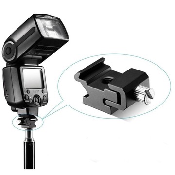 ПОДСТАВКА С ПЕРЕХОДНИКОМ ДЛЯ УСТАНОВКИ ВСПЫШКИ ХОЛОДНЫЙ КУСОК, РЕГУЛИРУЕМАЯ 4 ШТ.