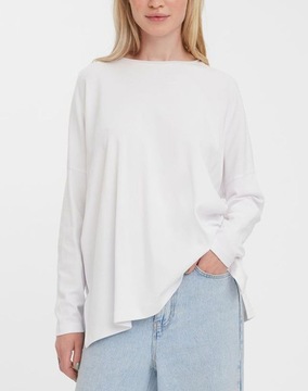 Vero Moda biały t-shirt oversize defekt M