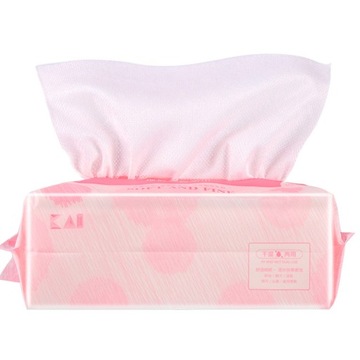 WYJMOWANE CHUSTECZKI DO MYCIA TWARZY MOKRE I SUCHE (20*20CM) 100SZT