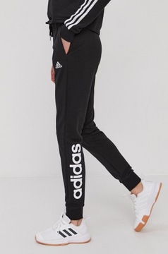 Y3565 ADIDAS Essentials French Terry Logo Pants spodnie dresowe damskie L