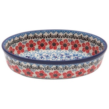 MISKA Naczynie do zapiekania 21 cm Bolesławiec