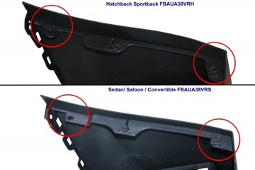 Бампер для Audi A3 8V 12-15 Решетка радиатора RS3 Look