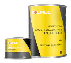 POLFILL PERFECT ПРОЗРАЧНЫЙ ЛАК 1Л + ЗАВЕРТАННЫЙ