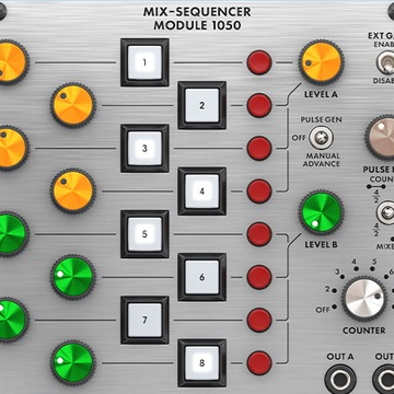 1050 MIX-SEQUENCER MODULE Moduł Miksera Sekwencyjnego Behringer