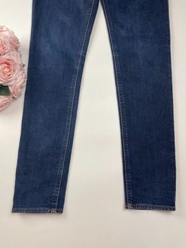 Spodnie damskie jeansy ciemnoniebieskie ABERCROMBIE&FITCH USA W28 L29