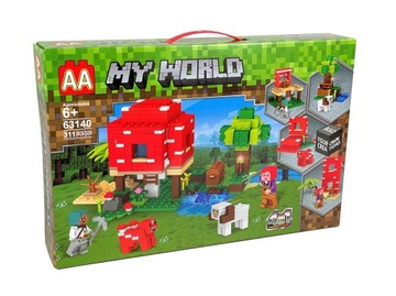 MINECRAFT БЛОКИ БАЗОВЫЙ ДОМ В ГРИБНОЙ ОХОТНЕ 311 el LEBO