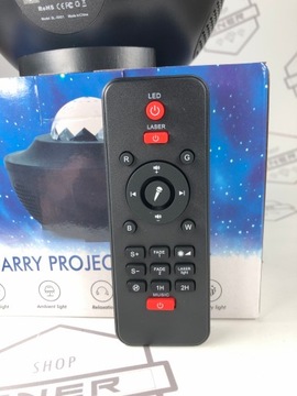 PROJEKTOR GWIAZD STAR RZUTNIK LAMPKA NOCNA GŁOŚNIK LED USB BLUETOOTH +PILOT
