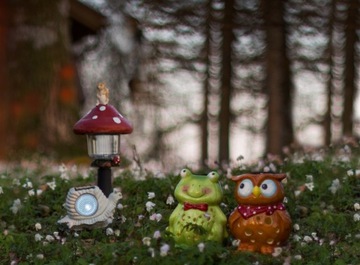 Шведское украшение Owl LED SOLAR IP44