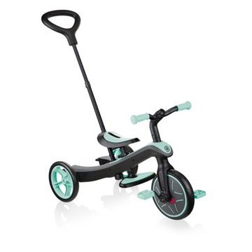 Велосипед 4в1 Globber Explorer Trike мятного цвета