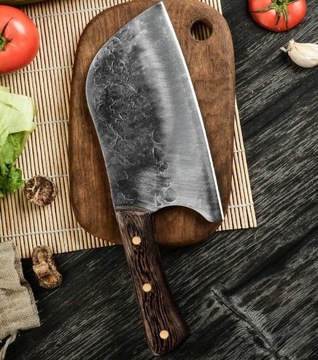 НОЖ ПОВАРСКИЙ ОСТРЫЙ КОВАННЫЙ УНИВЕРСАЛЬНЫЙ КУХОННЫЙ колун 30СМ ДЛЯ МЯСА И ОВОЩЕЙ