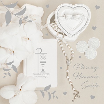 PAMIĄTKA PIERWSZEJ KOMUNII ŚW KARNET LKW WZÓR 1