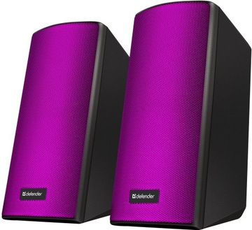 ДИНАМИКИ 2.0 ДЛЯ НОУТБУКОВ, ИГРОВЫХ ПК, LED RGB USB, 5 В, 8 Вт, DEFENDER