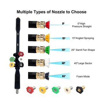 Удлинитель для мойки высокого давления, насадка для очистки желобов