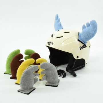 Украшение для лыжного, мотоциклетного и велосипедного шлема - Лось / Asterix ROSES