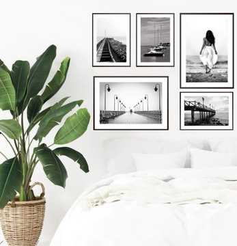 НАБОР ИЗ 5 ИЗОБРАЖЕНИЙ ПОСТЕРОВ СОВРЕМЕННЫЙ МОРСКОЙ ЖЕНСКИЙ ПРИМОК