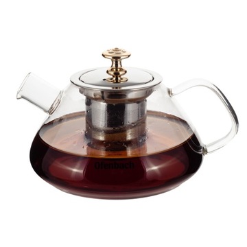 Стекло чая пивовара кувшин.