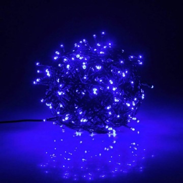 СВЕТОДИОДНЫЕ РОЖДЕСТВЕНСКИЕ ОГНИ НАРУЖНЫЕ РОЖДЕСТВЕНСКИЕ ОГНИ ДЛЯ ДОМА 200 LED СИНИЕ