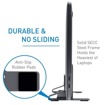 ВЕРТИКАЛЬНАЯ РЕГУЛИРУЕМАЯ ПОДСТАВКА ДЛЯ НОУТБУКА