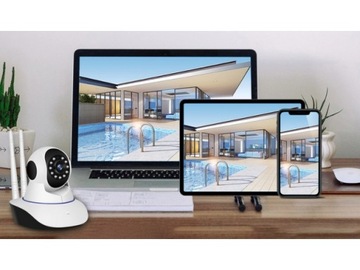 KAMERA IP NIANIA WIFI HD MONITORING OBROTOWA IOS ELEKTRONICZNA